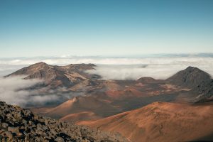 Haleakala Crater clouds